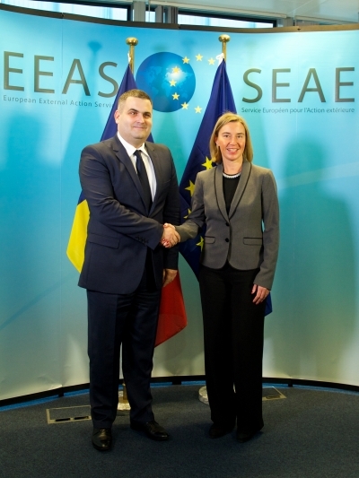Meeting with Federica Mogherini High Representative of the Union for Foreign Affairs and Security Policy 