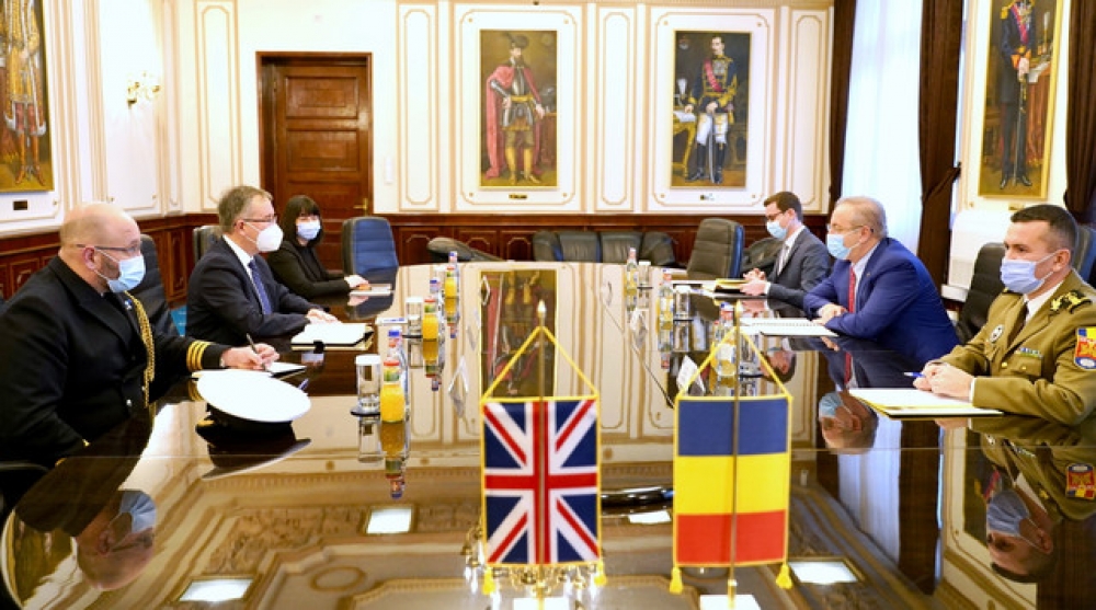 Defence Minister’s meeting with the Ambassador of the United Kingdom of Great Britain and Northern Ireland to Romania