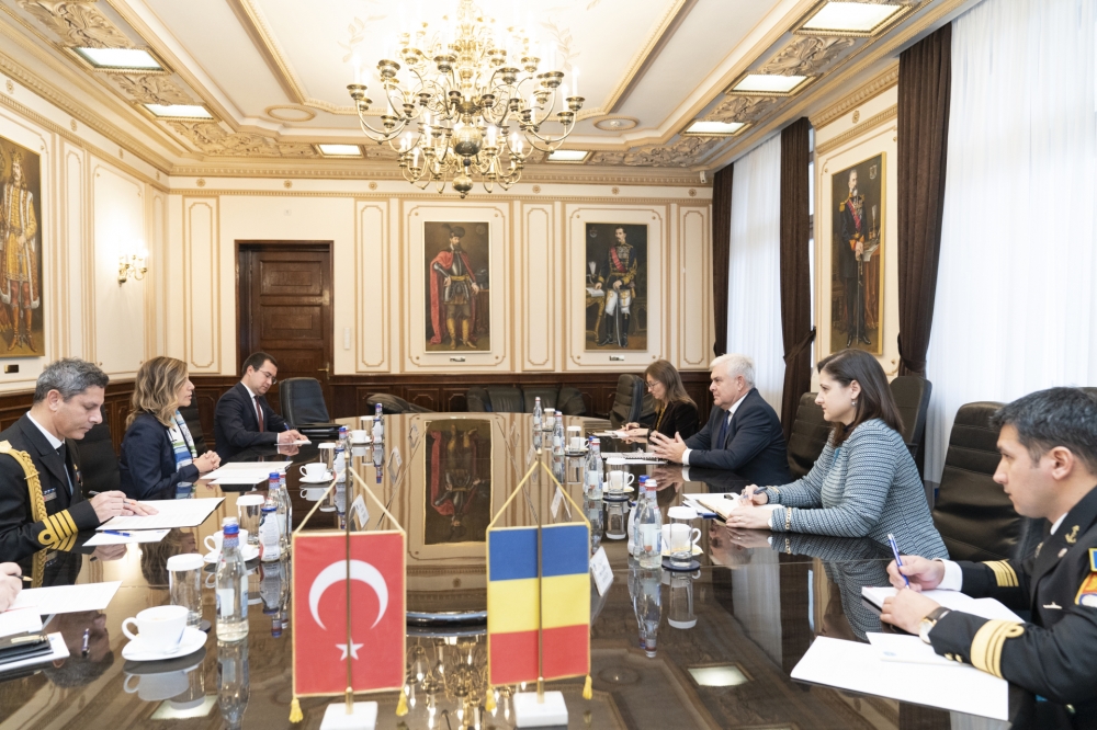 Meeting between Minister of National Defence and the Ambassador of Turkey to Bucharest