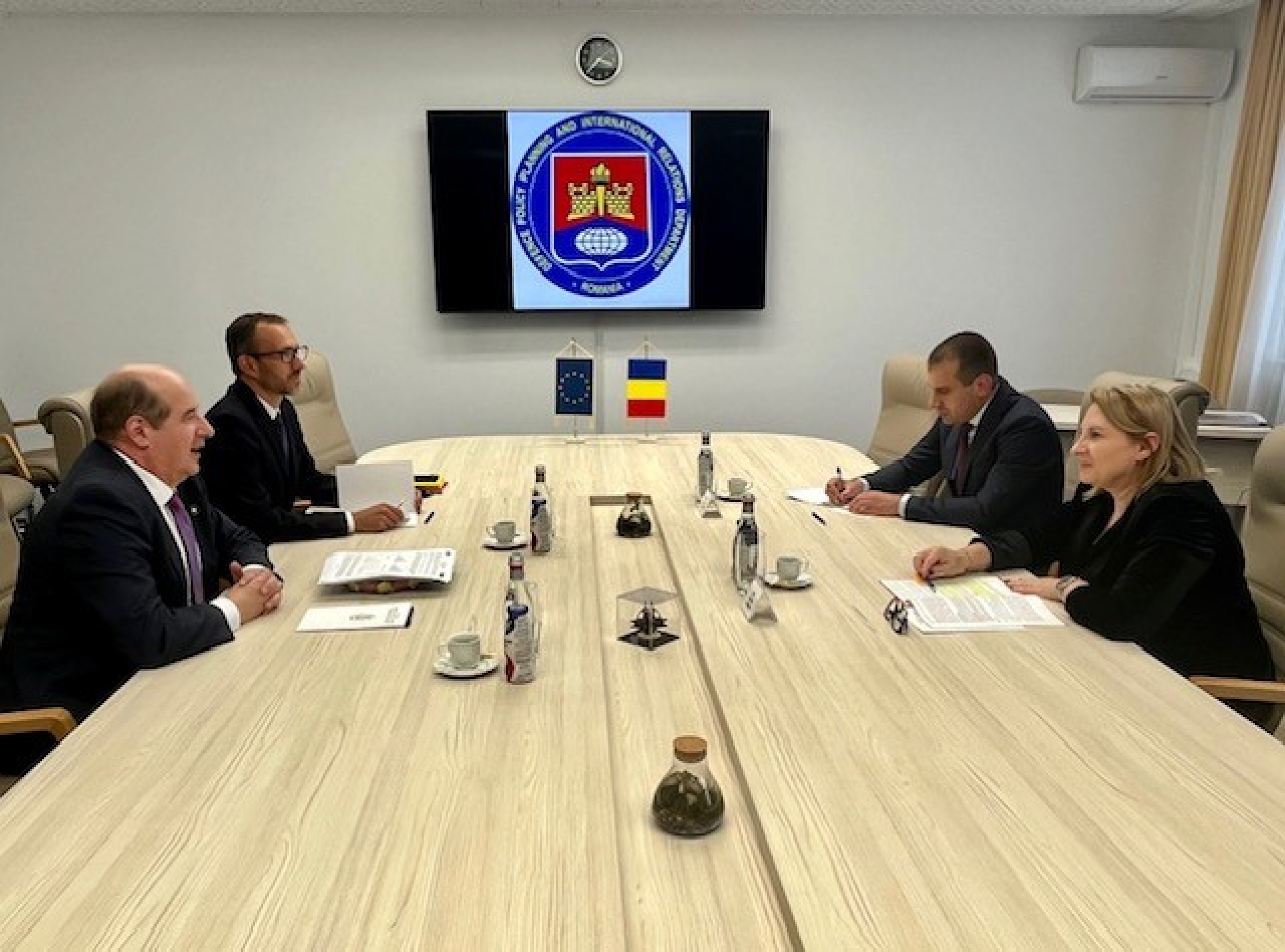 State Secretary Simona Cojocaru’s meeting with the Director of the European Union Satellite Center