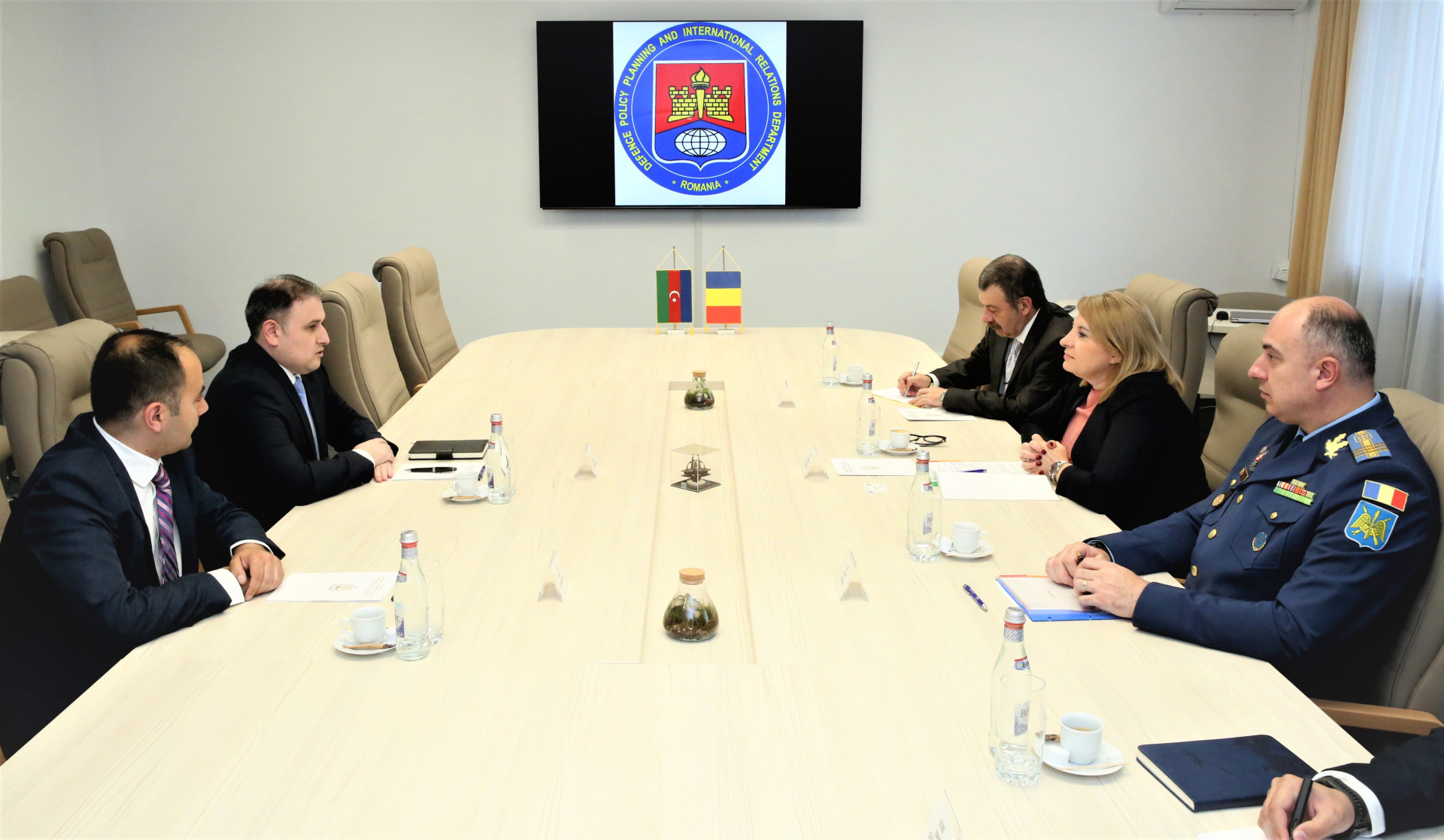 State Secretary Simona Cojocaru’s meeting with Vugar Mustafayev, Deputy Minister of Defence Industry from Azerbaijan