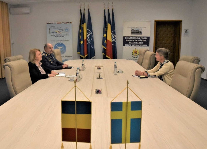 State Secretary Simona Cojocaru’s meeting with the Ambassador of the Kingdom of Sweden to Romania, Anna Hällerman 