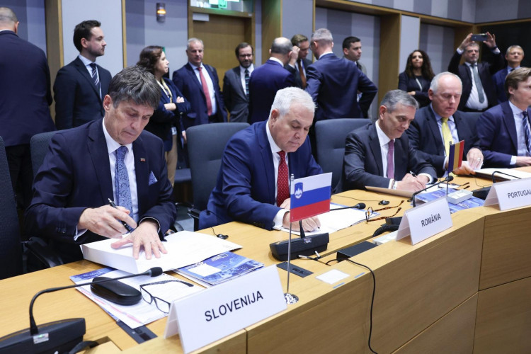 Defence Minister, at the ceremony for signing the Letters of Intent on the collaboration with the EU member states in the field of defence capability development 