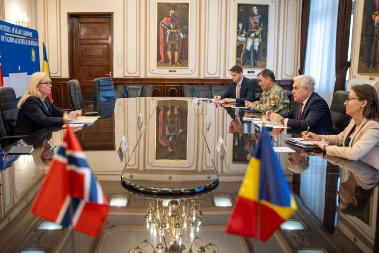 Defence Minister’s meeting with the Ambassador of Norway to Bucharest