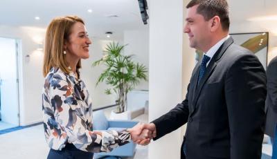 Defence Minister’s meeting with the President of the European Parliament