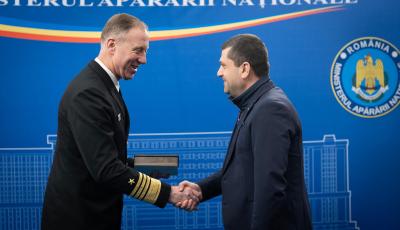 JFC Naples Commander, at the MoND Headquarters