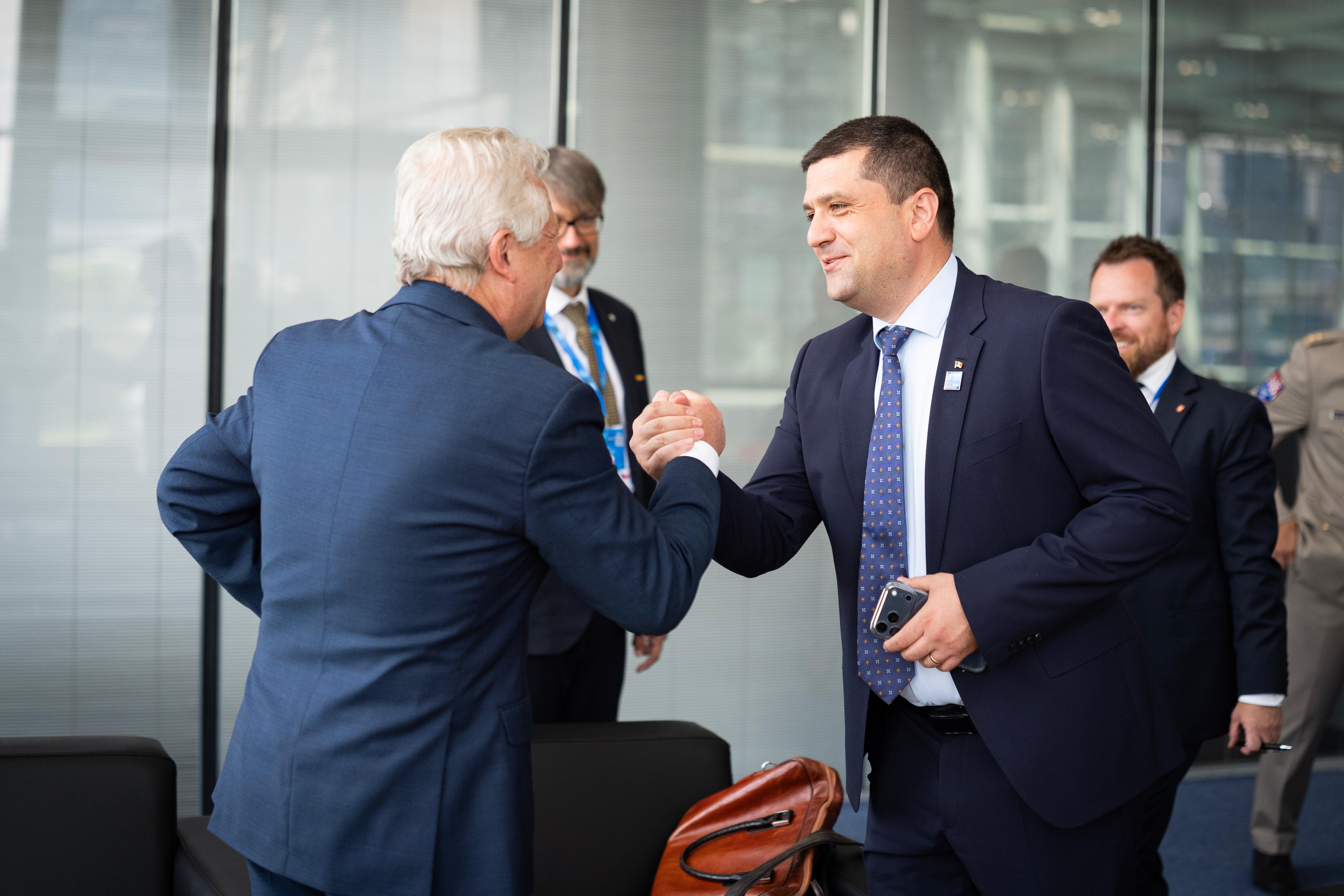 Meeting between Minister of National Defence and his Czech counterpart at the Ankara NATO Summit