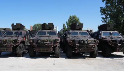 The Ministry of National Defence has taken delivery of the first COBRA II armoured vehicles manufactured in Romania
